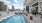 image of rooftop pool and skyline views from apartments River North Chicago 