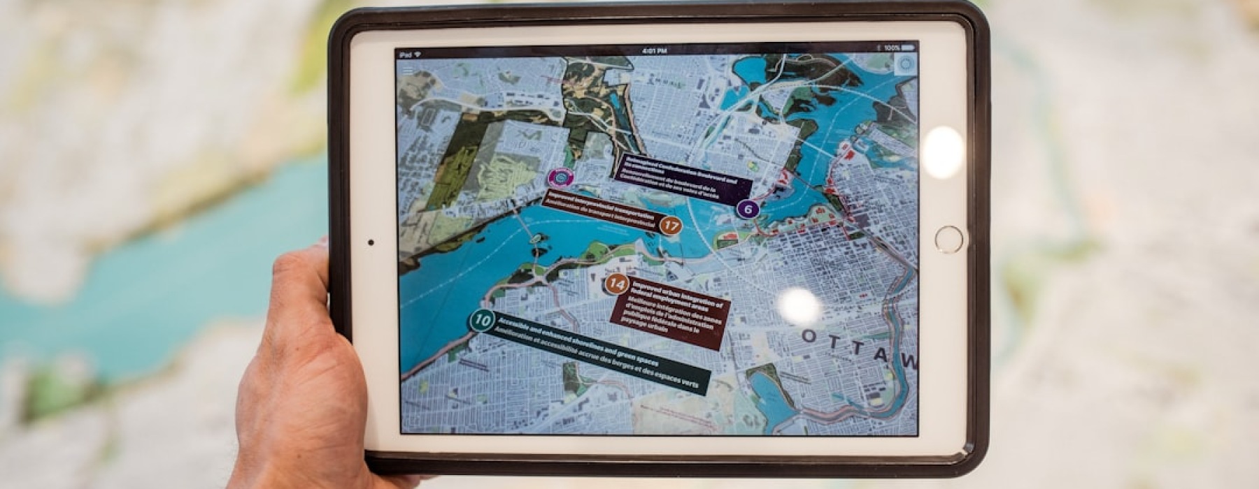 3D apartment virtual tour on tablet - 3d apartments