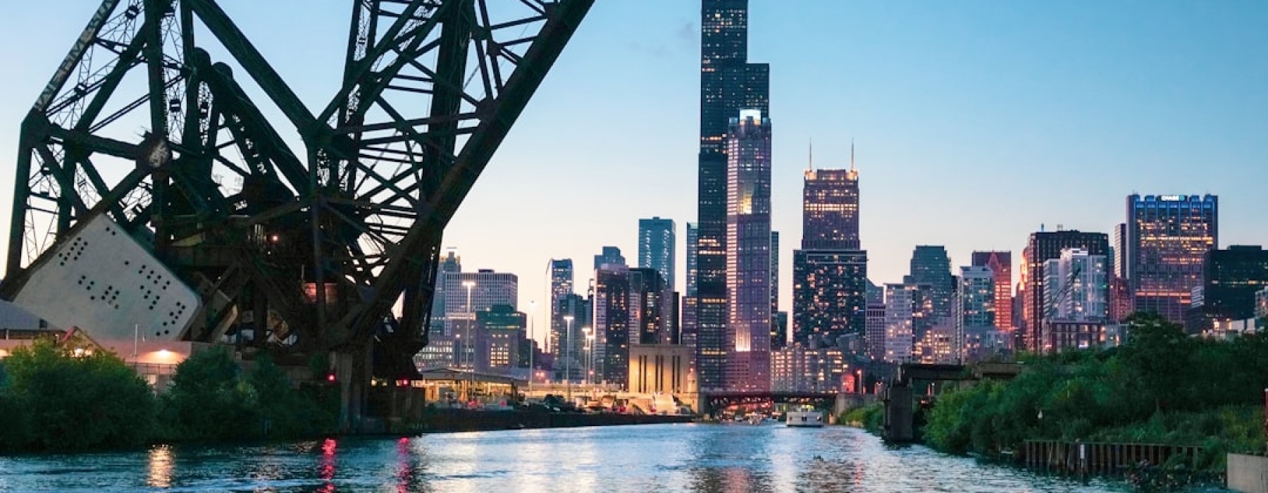 chicago river north map