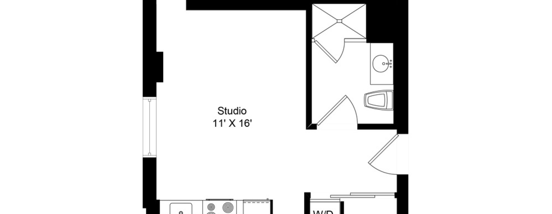 convertible studio apartment for rent river north - convertible studio apartment for rent river north